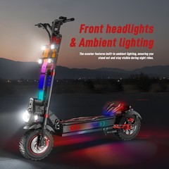 10000W NFC 13″ OFF ROAD 60V 40AH 55MPH FAST SPEED 75Miles ELECTRIC SCOOTER ADULT