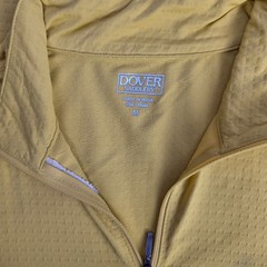 Dover Saddlery CoolBlast Sleeveless Goldenrod 1/4 Zip Shirt Medium SunShirt Golf
