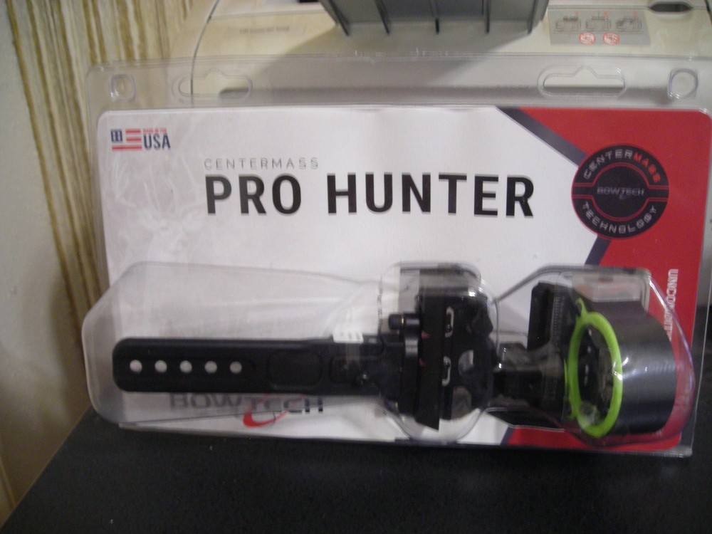 New Bowtech Centermass Pro Hunter 5 Pin Slider Sight LEFT HAND By BLACK GOLD
