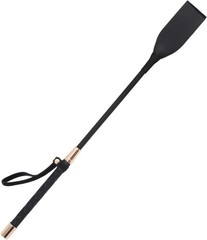 Horse Whip, Black , 18 Inches Long, PU Leather Equestrian Teaching Whip