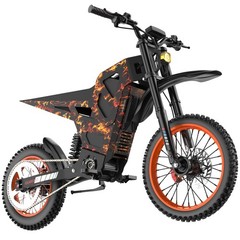 US ELECTRIC DIRT BIKE PEAK 3000W 48V 21AH OFF-ROAD BICYCLES 40MPH E-BIKE ADULT
