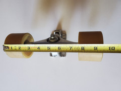 Set Gullwing Longboard Neil Carver Charger Trucks 50° + Arbor Slalom Wheels-NICE