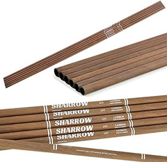 31 Inch 6.2Mm Archery Pure Carbon Hunting Arrow Shaft Tubes Spine 340 400 500 60