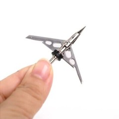 12pcs Archery broadheads 100 Grain Points Recurve Bow Turkey Hunting Arrowheads
