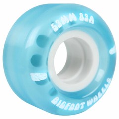 Bigfoot Skateboard Wheels 53mm 83A Soft Cruiser Filmer Wheels Blue (Set of 4)