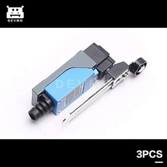 DEVMO 3pcs ME-8108 Momentary Limit Switch Adjustable Roller Lever Arm NC-NO