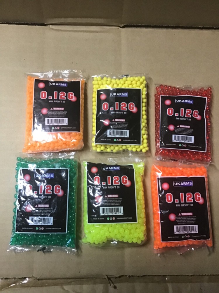 850 Count UKARMS Airsoft BBs 6mm 0.12g BB For Pistol Gun Rifle Choice of Color