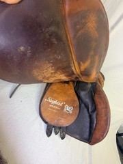 Stübben Siegfried 17” English Jump Saddle 31cm Tree Swiss Made Stirrups