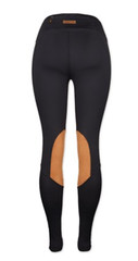 Chestnut Bay Active Rider Knee Patch Tight-M-Black Chestnut