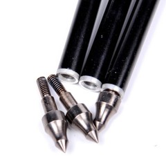SALE 12Pcs 20″ Crossbow Bolts Carbon Arrows Half Moon Nocks 8.8mm Shaft Shooting