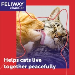 Feliway Multicat 30 Day Cat Calming Plug In Pheromone Diffuser Starter Kit –