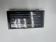 (QTY 2) FKD Litespeed Black/Silver Skateboard Bearing Lightweight Precision