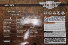 Legend Parabellum Pistol P.08 Co2 BB Gun
