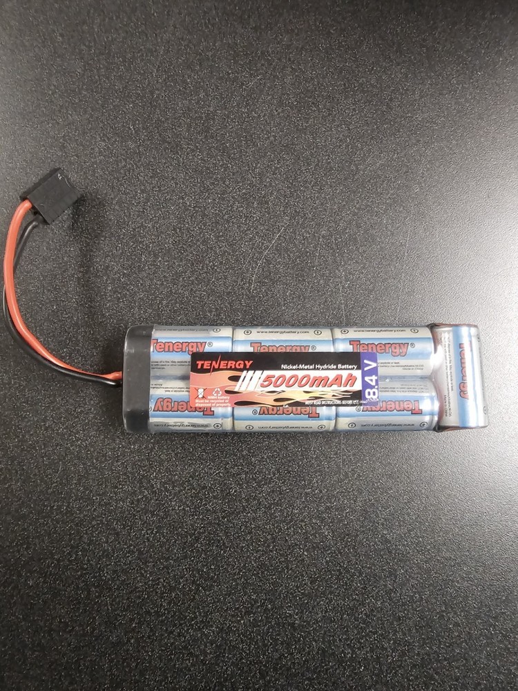 NEW Tenergy 8.4V 5000mAh Flat NiMH Battery Pack w/ Connector