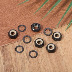 16 PCS Skateboards Washers Skateboard Truck Nuts Roller Skate Washers Skate T…