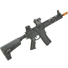 Krytac Alpha CRB Airsoft AEG Battery MOSFET Semi / Full Auto Rifle – Black