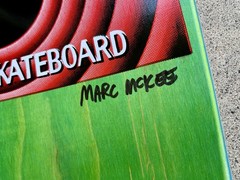 Natas Kaupus Thumbs Up Signed By Natas and Mark McKee Skateboard Deck ~Sold Out