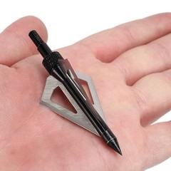 16Pcs Archery Broadheads 3Blade 100Grain Hunting Crossbow Compound Bow Arrow Tip
