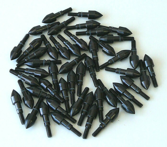 100 gr O-Ring Target Bullet Field Points Crossbow 11/32 Weight Sorted Qty 12 -48