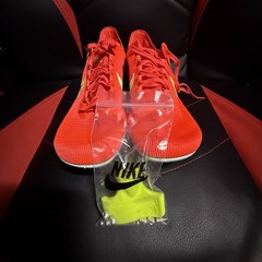 Nike Zoom Mamba V6 Track Spikes Running Shoes Red DR2733-601 w/ Spike Key