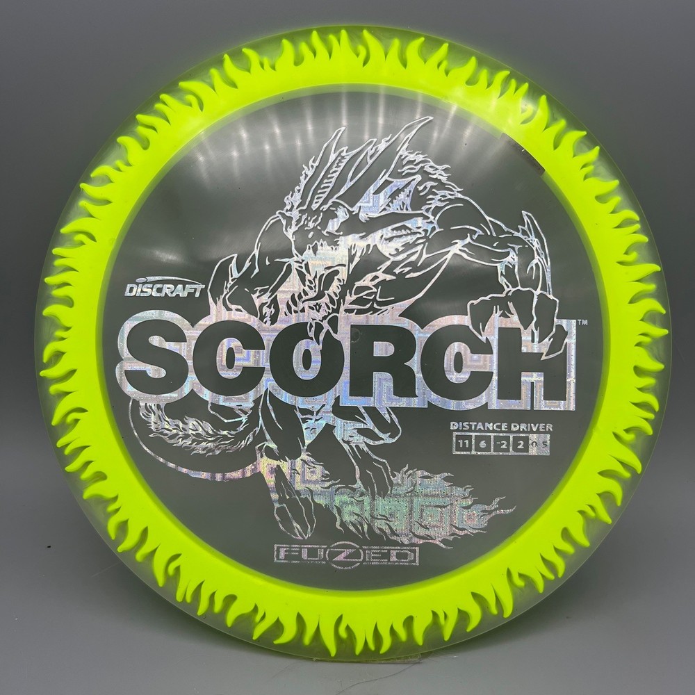 New 2025 Discraft Fused Z Flame Pattern Scorch Distance Driver Max Weight