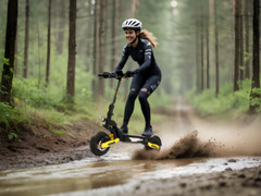 1200W Off-road Electric Scooter for Adult 48V 23.4AH 28MPH 40Miles E-Scooter