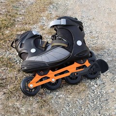 Roller Skating Brakes Replacement, Non-Slip Brake Blade Normal, Black