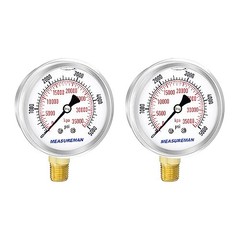 2-1/2″ Dial Size, Liquid Filled Hydraulic Pressure 2-1/2 inch Lower Mount