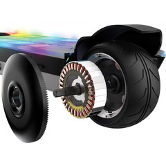 Razor Color Rave Electric Scooter-Colorful Light-Up Deck, up to 7.5 mph, Ages 6+