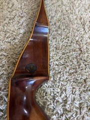 Handmade Antique Wood Long Bow 58”- Herters Recurve Bow