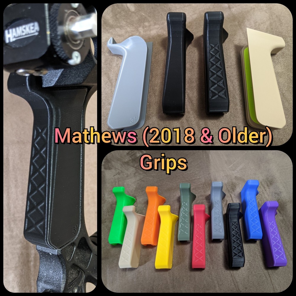 * (2018 & Older) 5 Angles * Mathews Grips – Triax Halon Monster Switchback TRX