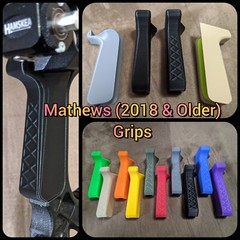 * (2018 & Older) 5 Angles * Mathews Grips – Triax Halon Monster Switchback TRX