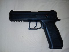 NEW ASG CZ P-09 Polymer Gas Blow Back Airsoft Pistol With Metal Slide – Black