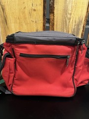 Innova Standard Bag Disc Golf Bag Red Holds 10-12 Discs Water Resistant Pockets