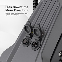 Ausom DT2 Pro Foldable Electric Scooter,2*1100W Motor,71mile Max Range E-Scooter