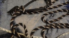 Vintage Horse Hair Mecate Bosal Pair Braided Kangaroo Hide?