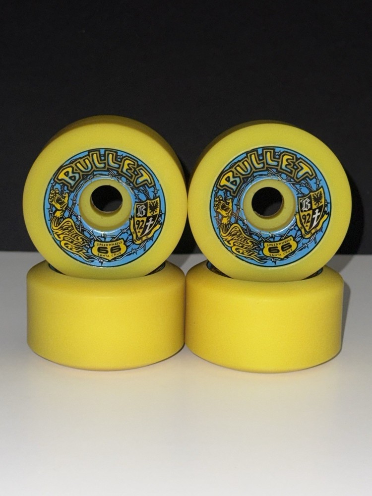 Santa Cruz NOS Vintage Bullet 66 Skateboard Speed Wheels RARE OG ORIGINALS
