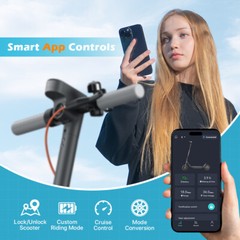 2026 ADULT ELECTRIC SCOOTER LONG RANGE FOLDING E-SCOOTER APP &DOUBLE SHOCK