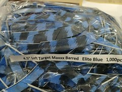 12 Ozark 4 1/2″ Left Wing Target Maxx Feathers Dozen Fletchings, Vanes 4.5 inch