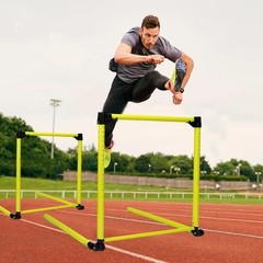 3Pcs Hurdles Training Equipment, Adjustable Height Hurdles Track and Field, A…