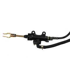Rear Hydraulic Brake Assembly Caliper Master Cylinder Disc Rotor Go-kart Golf US