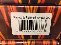 Black Eagle Renegade 300 .005 17/64″ Fletched/Crested Arrows 1/2 Dozen BRAND NEW