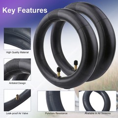 2pcs 50/75-6.1 Inner Tube For Xiaomi M365 Gotrax Gas Kid Scooter Tire 8.5 x 2