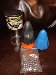 The Pocket Shot 5/16″ Steel Round Ball Slingshot Ammo, 100 Count
