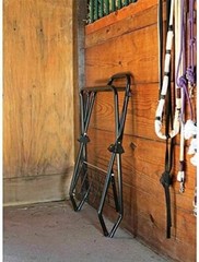 Foldable Freestanding Saddle Rack Stand 26 x 19 x 33 inches.