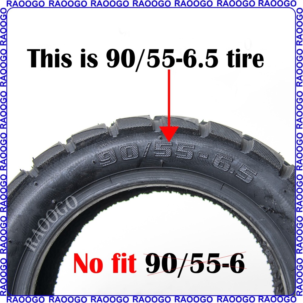 90/55-6.5 Tubeless Tire for Electric Scooter All Season Tire