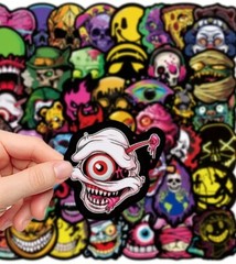 Horror Gothic Scary Graffiti Stickers Random 20pcs For Phone Laptop Waterbottle
