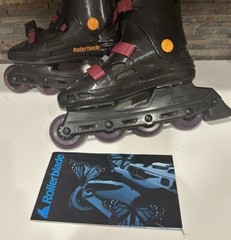 AstroBlade Rollerblade Size 8. Vintage In-Line Skates Astro Blade Black 70050080
