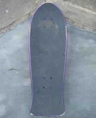 Santa Cruz Keith Meek Slasher Retro Reissue Purple Skateboard Complete Deck READ