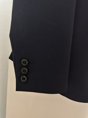 Equiline Women’s Italia Dressage Coat In Navy W Crystal Embellished Buttons 44